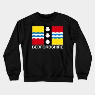 Bedfordshire County Flag, England. Crewneck Sweatshirt